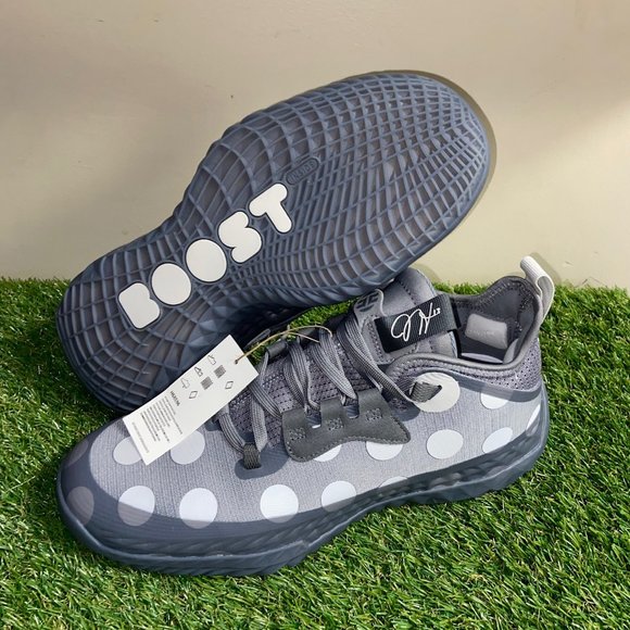 Adidas Harden Vol. 5 Futurenatural Grey Polka Dot Basketball H68596 Men NEW main image 4